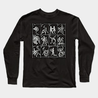 12 zodiac signs Long Sleeve T-Shirt